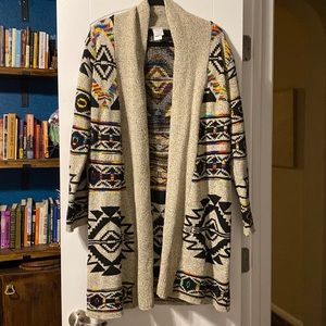 Gorgeous long sweater!